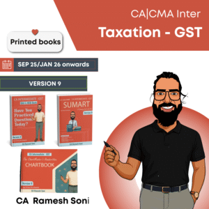 CA Inter GST Books Version 9 for Sep25/Jan26 onwards